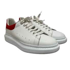 Alexander McQueen/Low-Sneakers/EU 46/Leather/WHT/BLUE BACK TAB