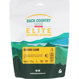 Back Country Cuisine Freeze Dried Food - Elite Biryani Lamb