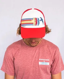 Birds Trucker Cap | Red