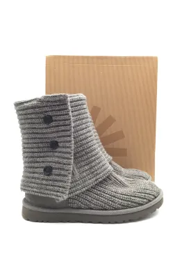 Boots Designer By Ugg In Grey, Size: 8