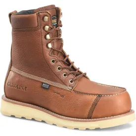 Carolina Men's Staple Gun 8" Carbon Comp Toe WP Work Boot -Tan- CA7571