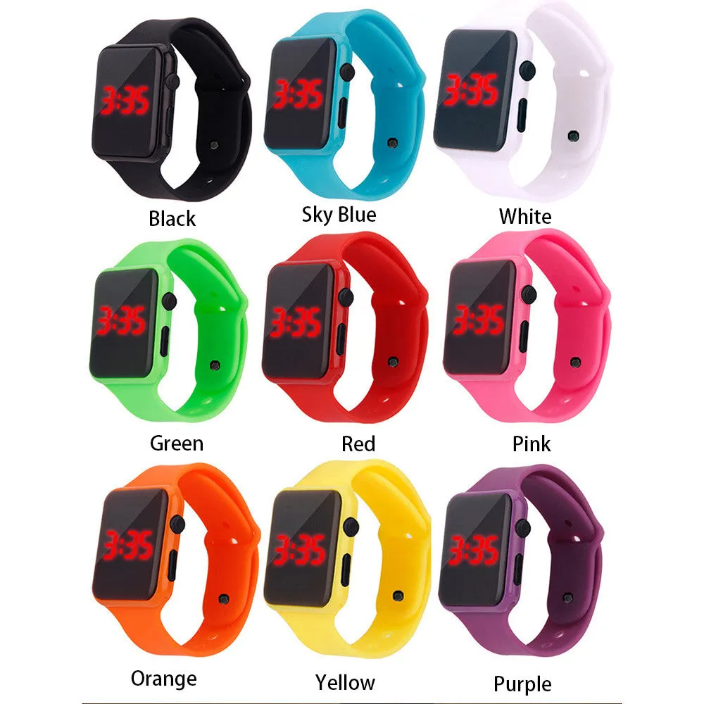 Fashionable LED Electronic Watch for Kids and Students