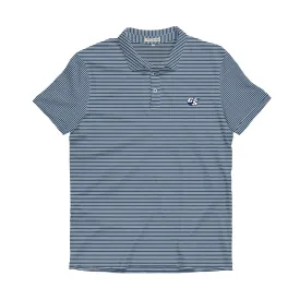 Georgia Southern Navy & White Beech Stripe Performance Polo