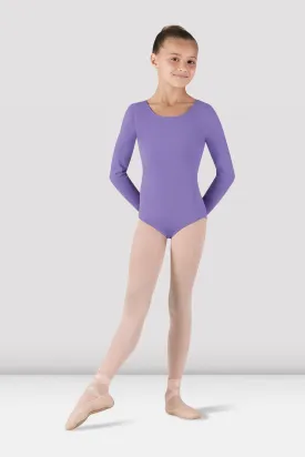 Girls Basic Long Sleeve Leotard