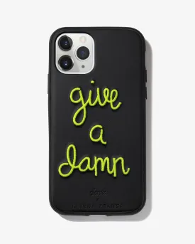 Give A Damn (Yellow), iPhone 11 Pro / XS / X