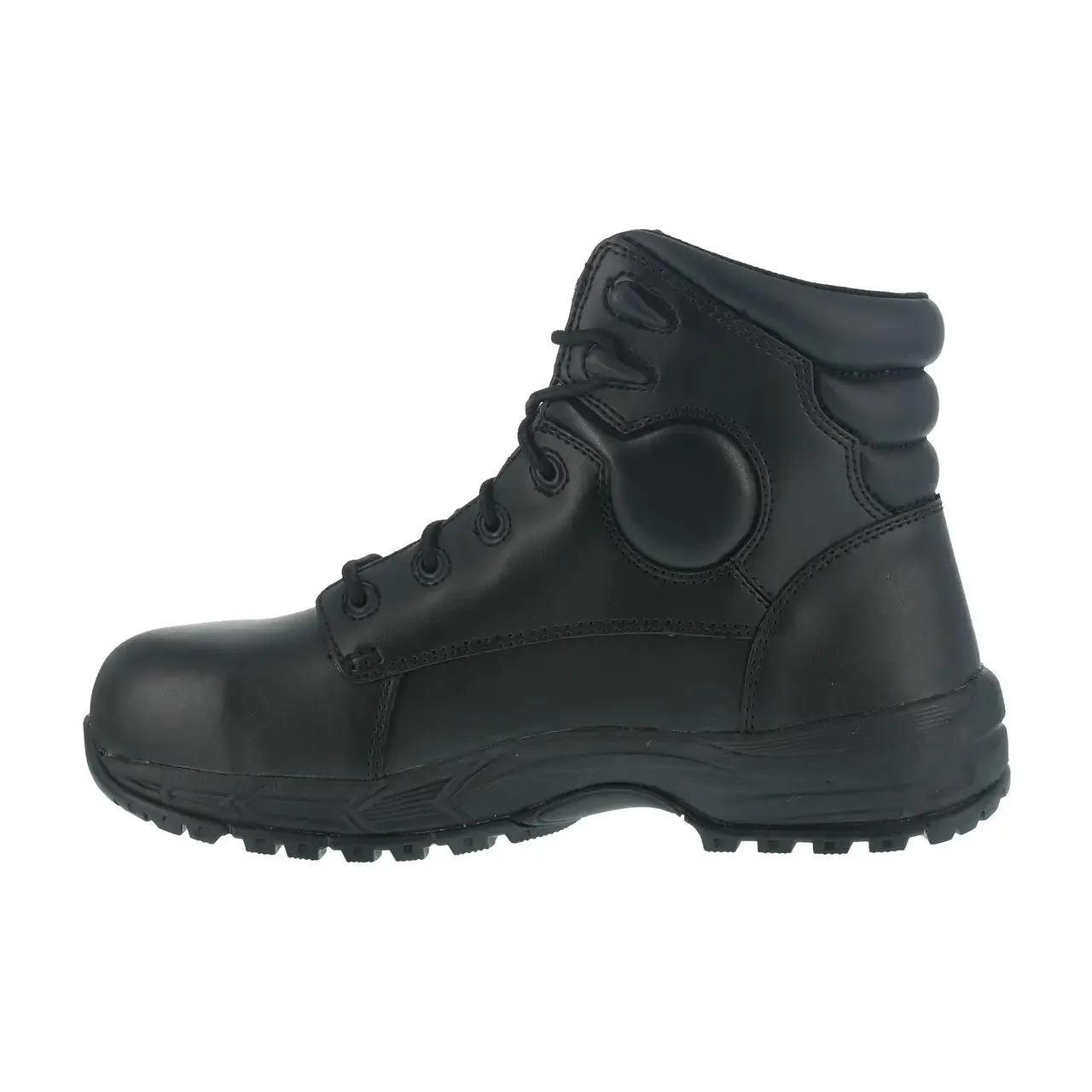 Ground Finish Steel-Toe 6" Work Boot Black