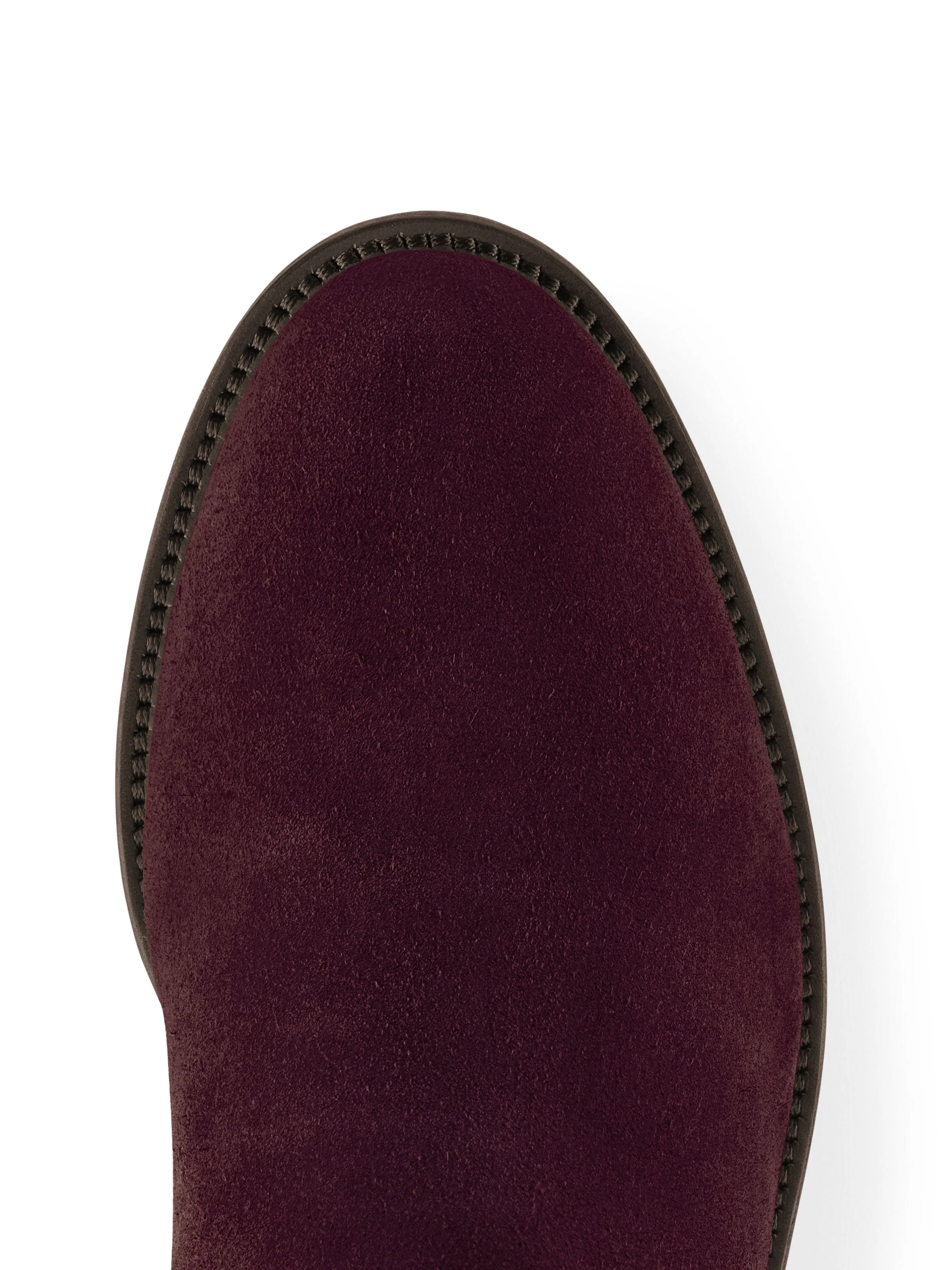 Heeled Regina (Regular Fit) - Plum Suede