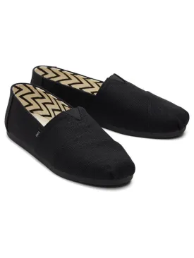 Heritage Canvas All Black Slip Ons