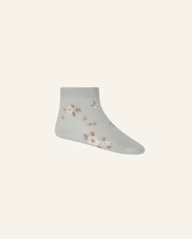 JACQUARD FLORAL SOCK