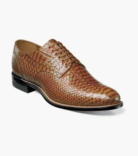 MADISON ANACONDA PLAIN TOE OXFORD-Tan | STACY ADAMS