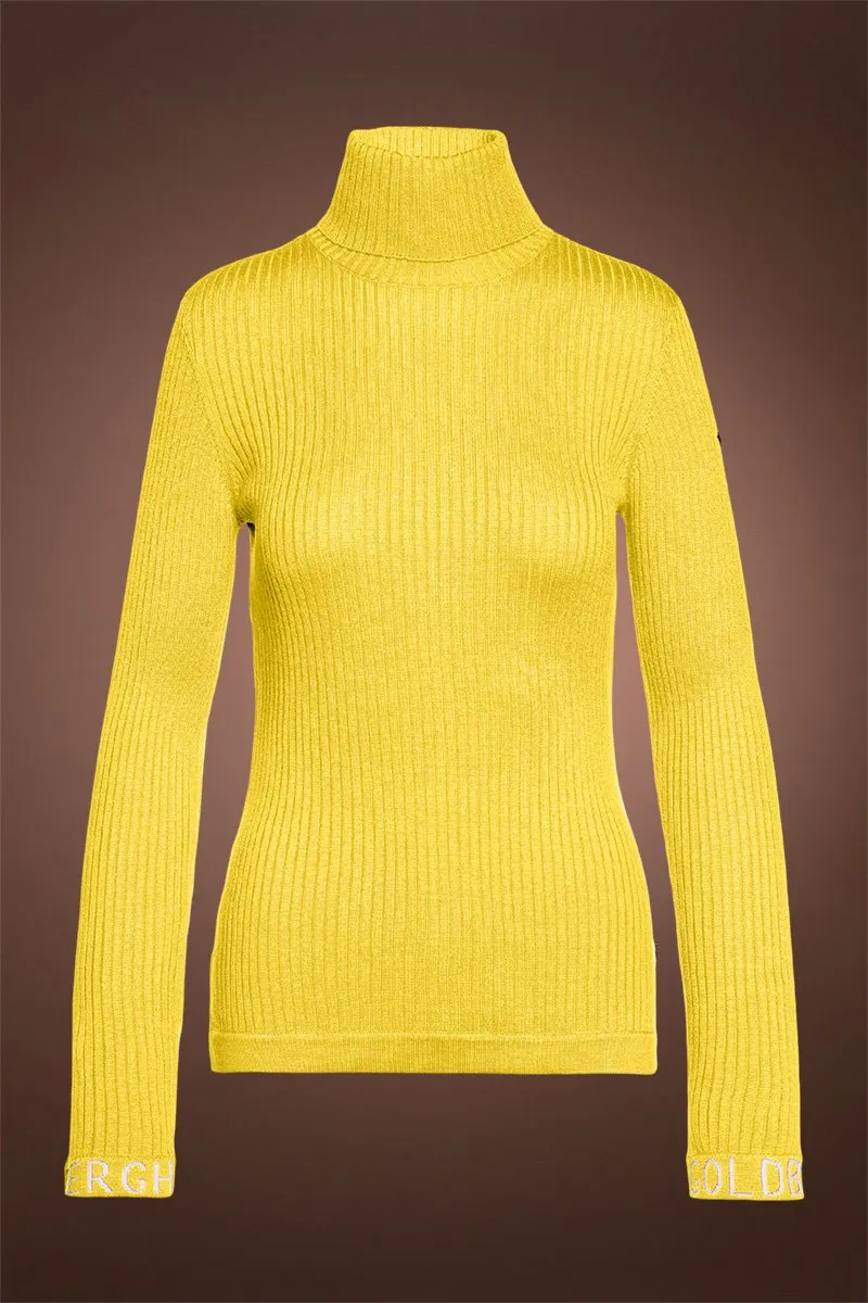 Mira Turtleneck Ski Sweater - Sunshine