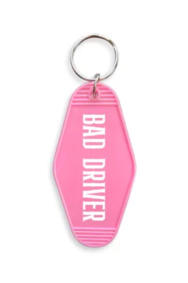 motel keychain - bad driver