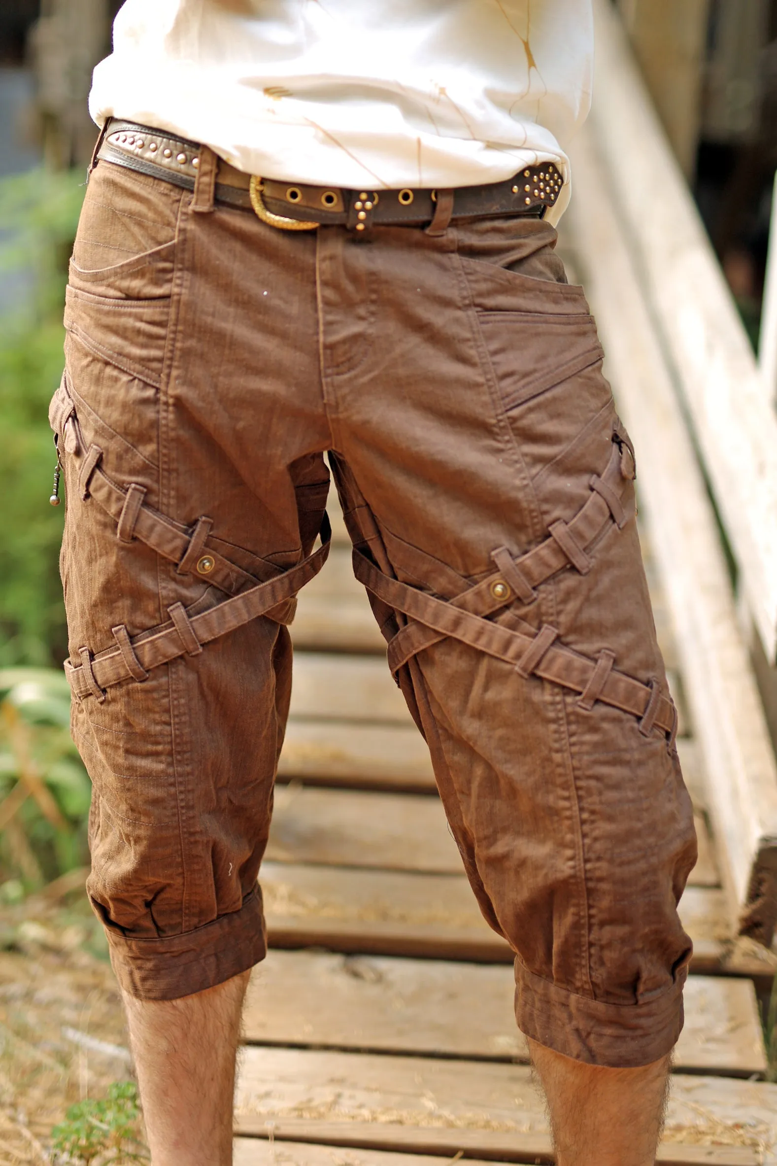 Org. Canvas Ace Britches - Brown