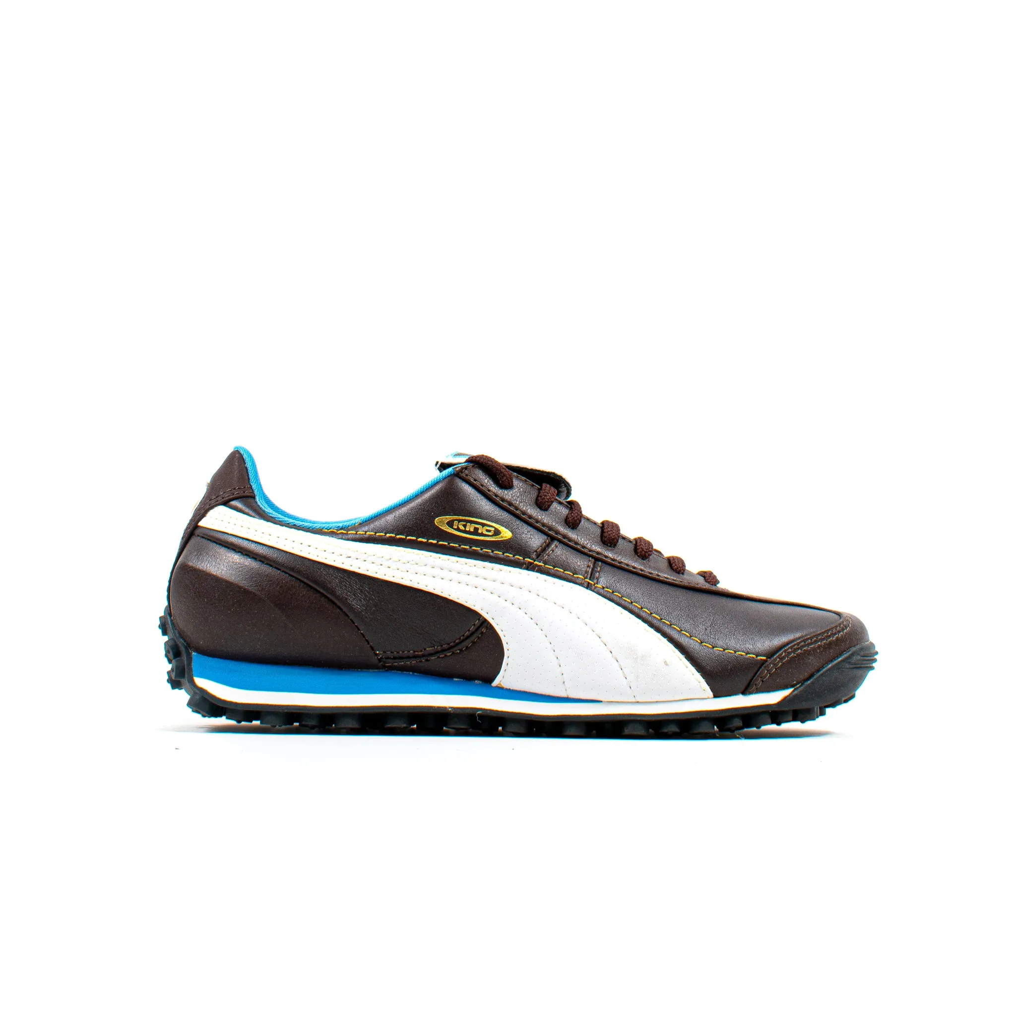 Puma King XL Italia Trainer Brown Blue Turf