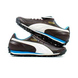 Puma King XL Italia Trainer Brown Blue Turf