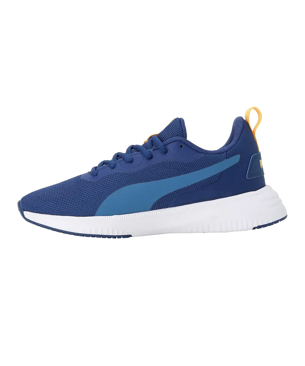 Puma Unisex-Child Flyer Flex Jr Blazing Blue-Lake Blue White Sneaker - 4 UK (19556214)