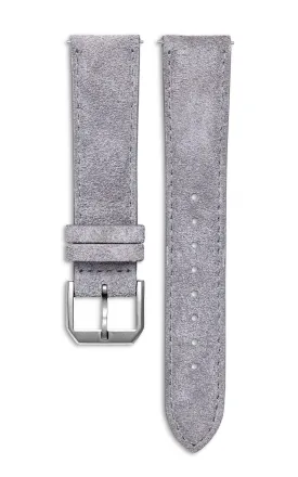 Sand Grey Suede Italian Leather Strap