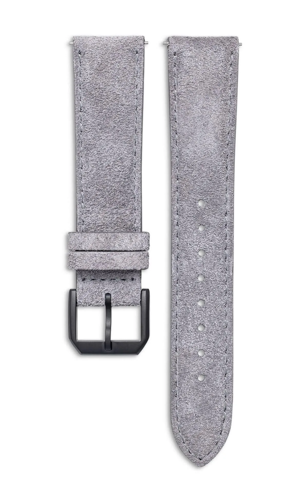 Sand Grey Suede Italian Leather Strap