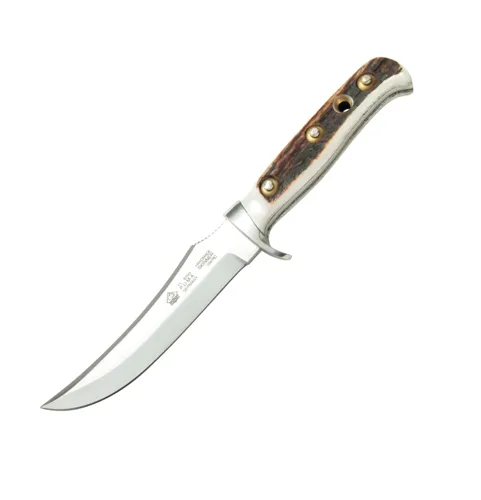 Skinner Staghorn Handle w- Sheath