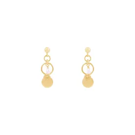 Tilly Freshwater Pearl Earrings - Gold