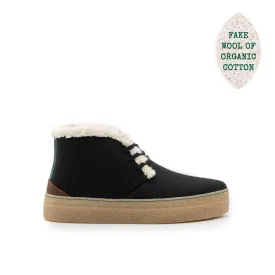 Vegan winter bootie black VAN005